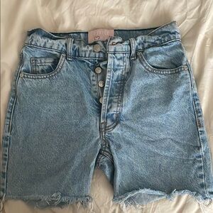 REVICE Light Blue Jean Shorts # 28